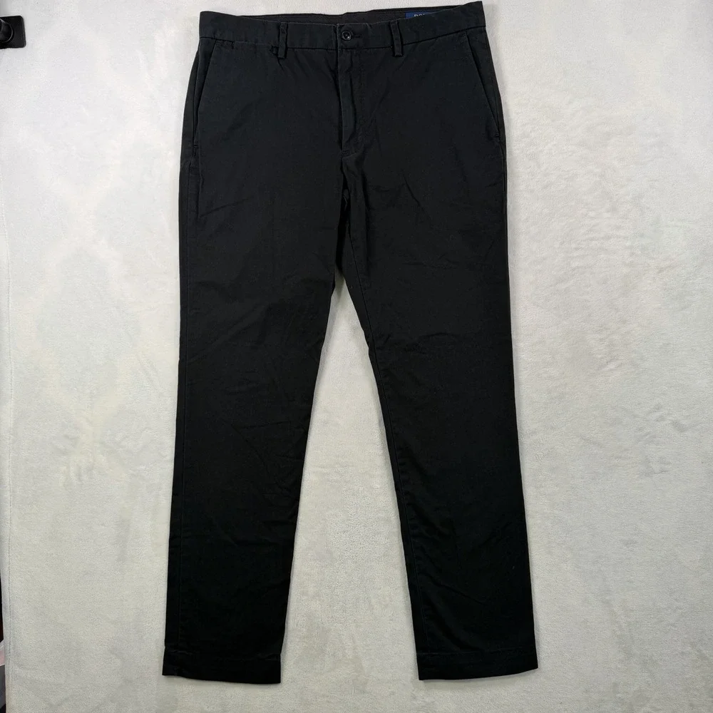Polo Ralph Lauren Men's Black Stretch Classic Fit Chino Pants Size 34x 32